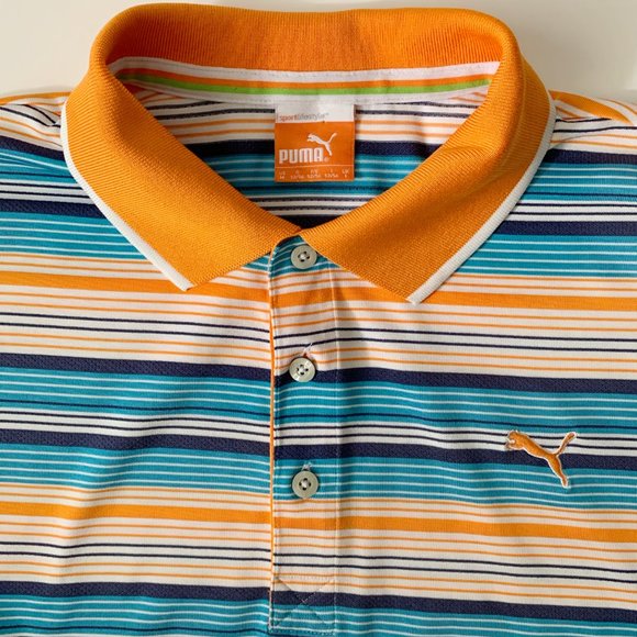 Puma Golf Polo T Shirt Men's US Size-M Dry Cell - Picture 3 of 8